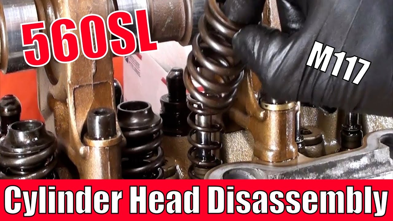 560SL - M117 Cylinder Head Disassembly
