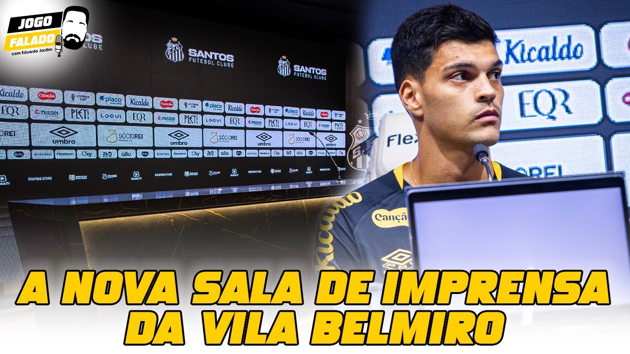 COMO FICOU a NOVA sala de IMPRENSA na VILA