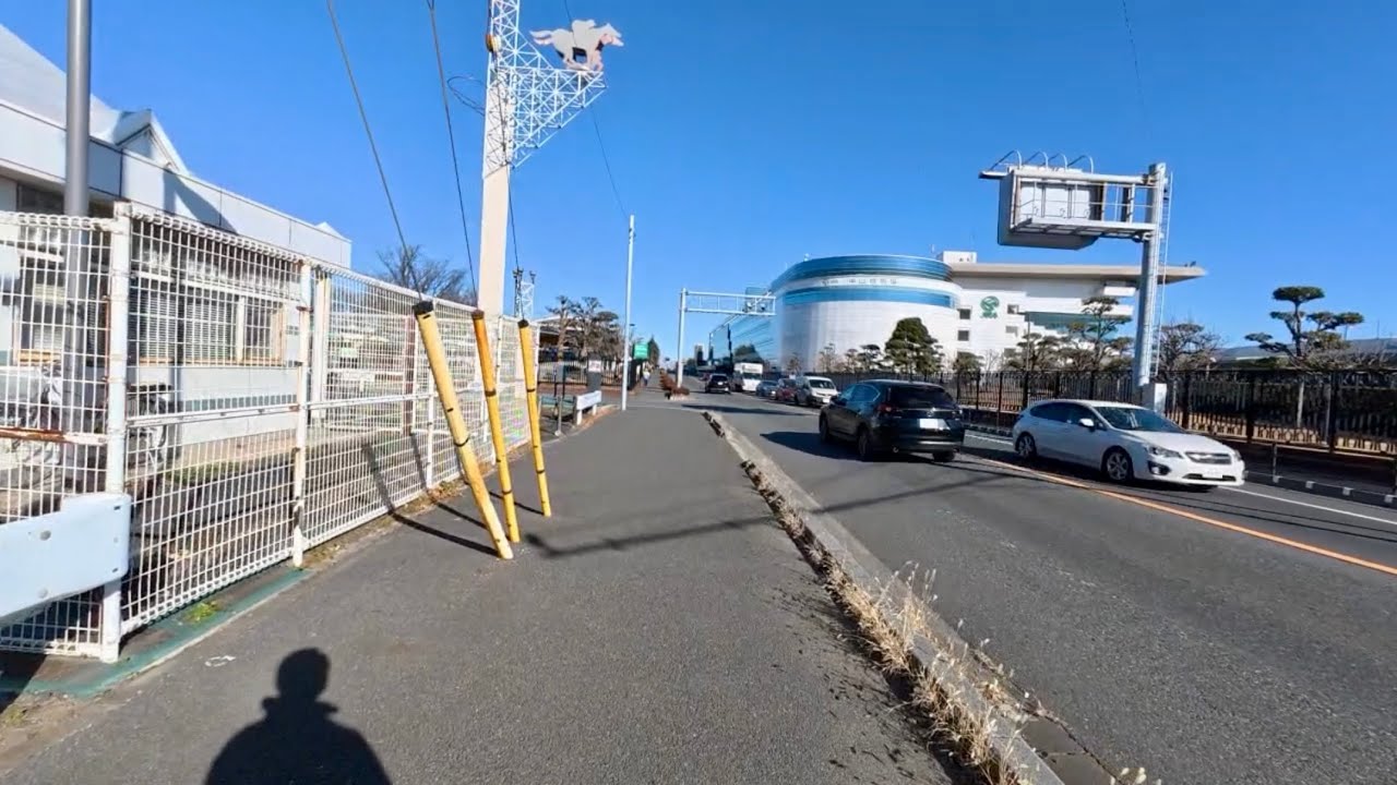 お散歩動画　東中山駅から中山競馬場まで歩く　京成本線