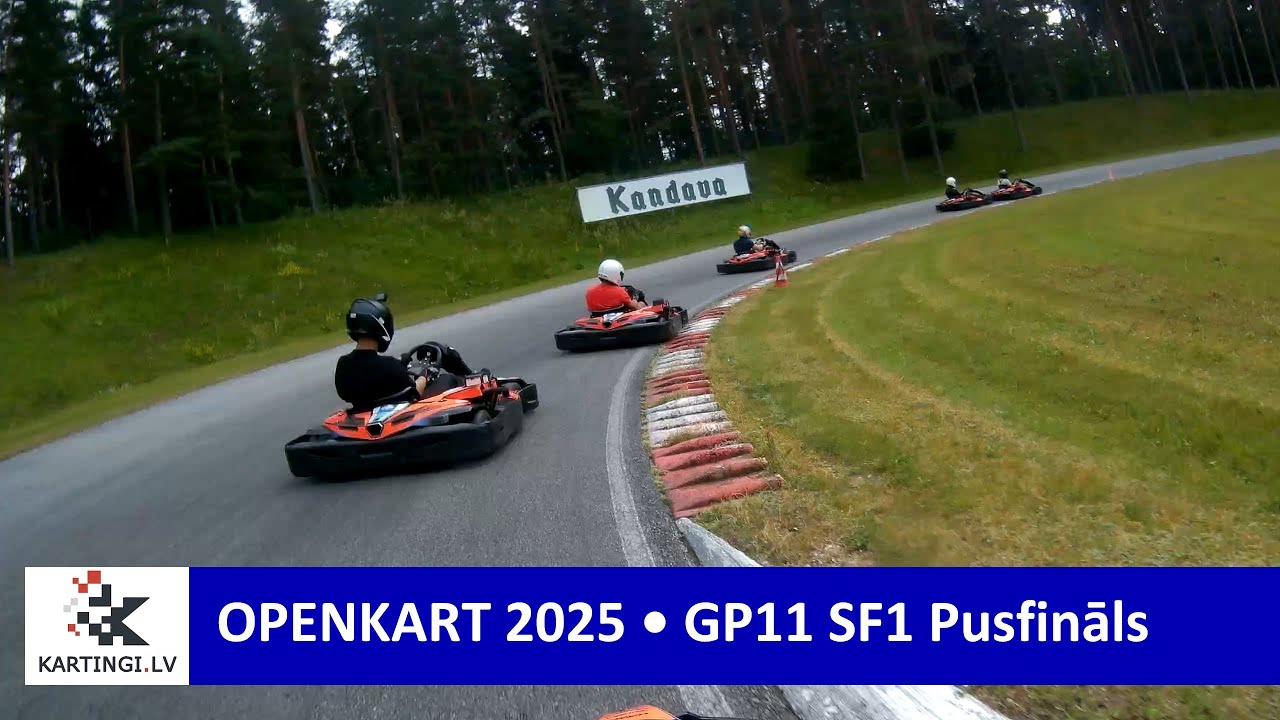 Kartingi Kandavā • OPENKART 2025 GP11 SF1 Pusfināls