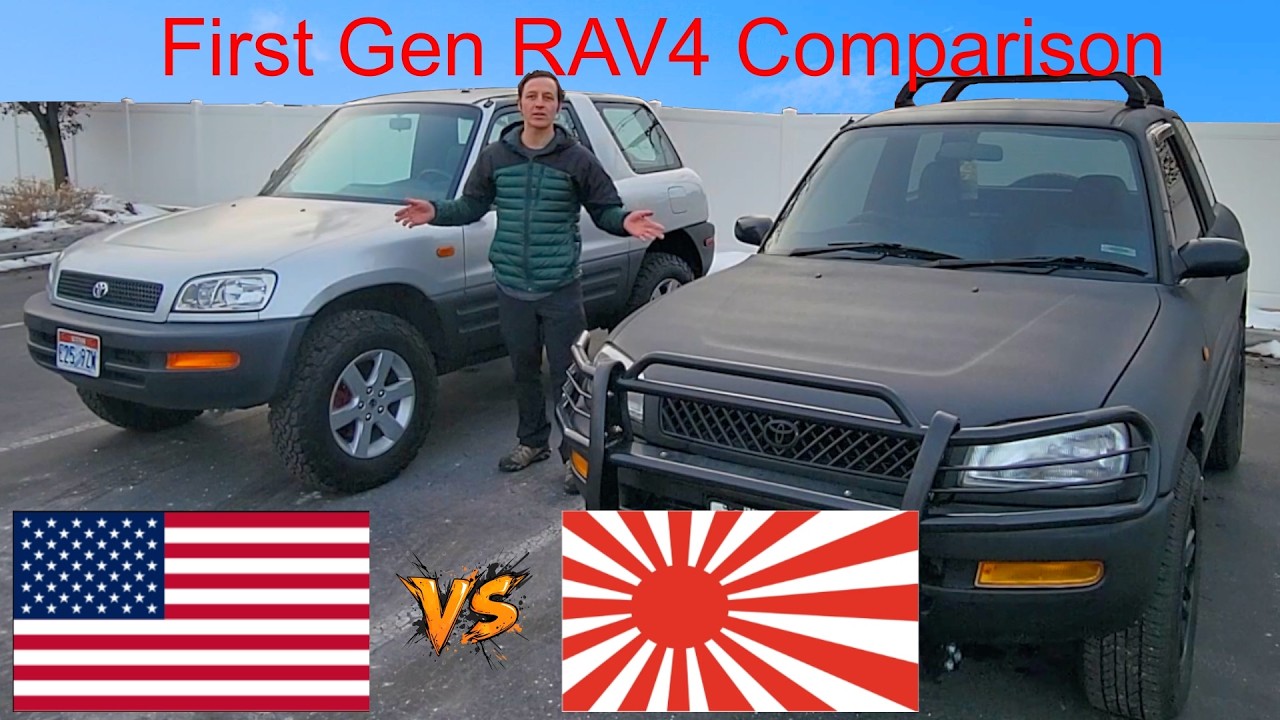USA vs JDM first generation RAV4 comparison