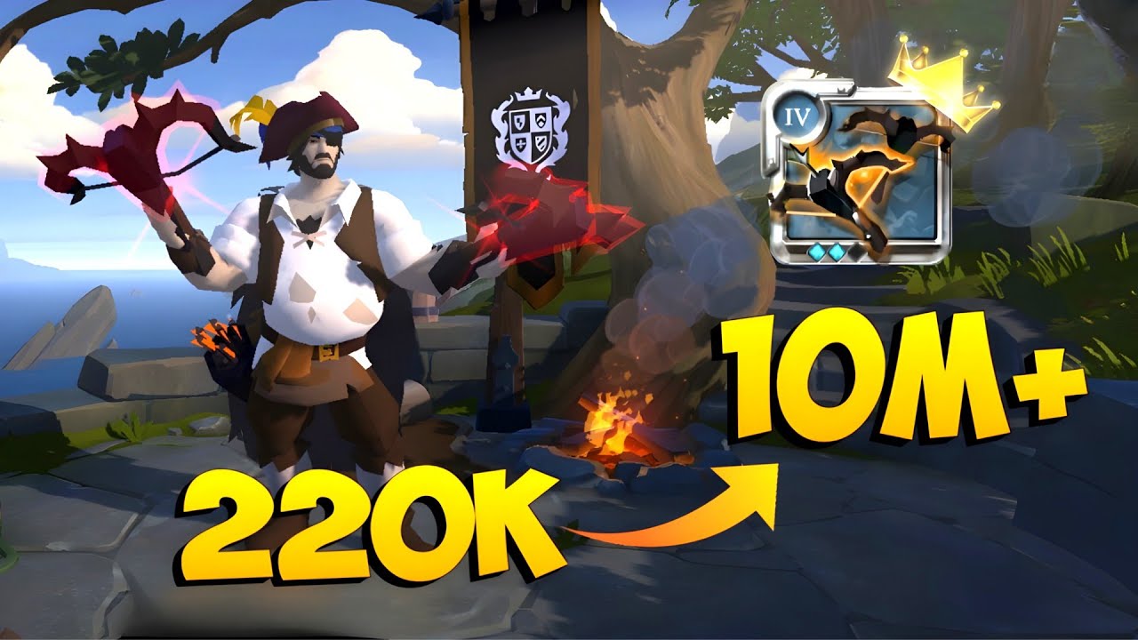 Using 4.2 Boltcaster 10 M Profit In SAFE Portal Albion Online