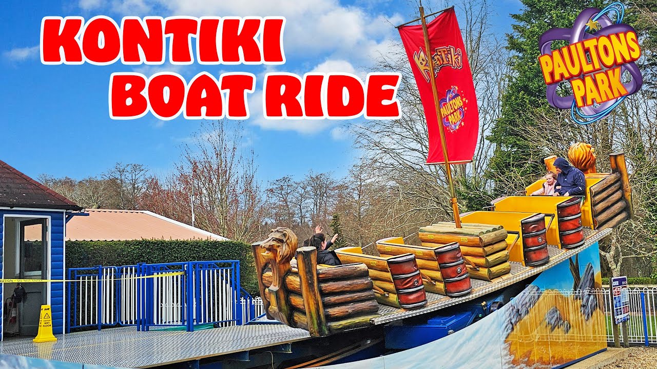 Take a Spin on the Kontiki Boat Ride at Paultons Park (Feb 2025) [4K]