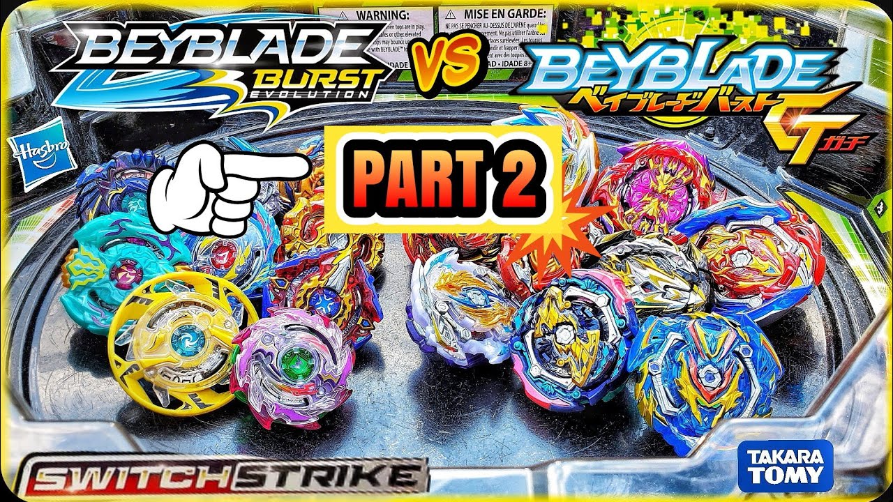 Beyblade Burst SWITCHSTRIKE vs. GT BEYBLADES |PART 2| Hasbro vs. Takara Tomy Elimination Tournament