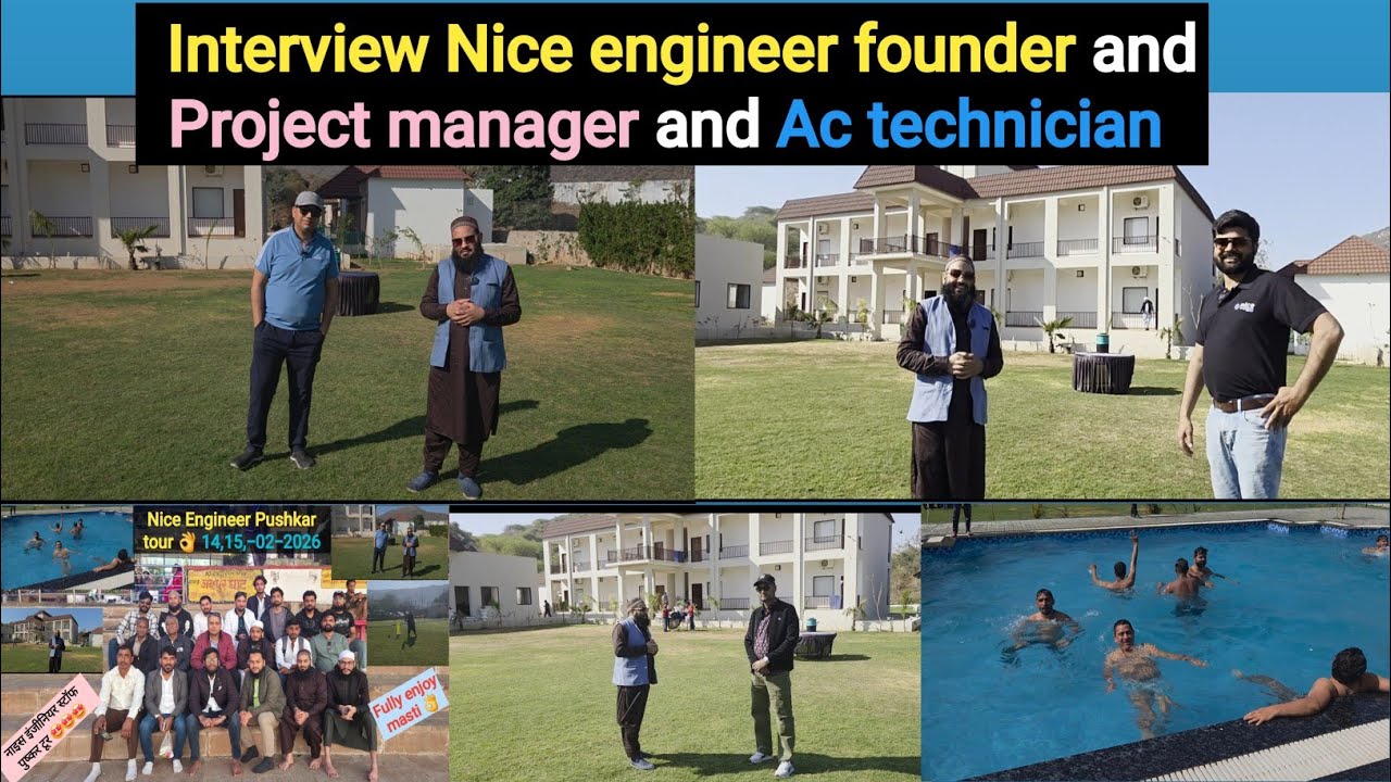 Interview Nice Engineer Founder Nafees ahmed gaur । Project manager shadab alam । Technician irshan 