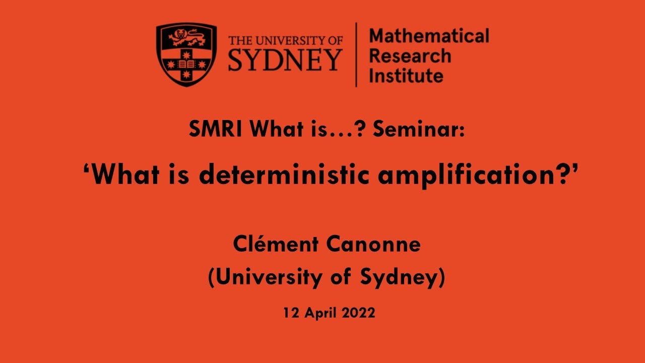 Clément Canonne: What is deterministic amplification?