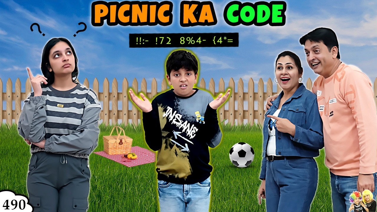 PICNIC KA CODE | Ep 490 | Family Comedy Eating Challenge | Aayu and Pihu Show