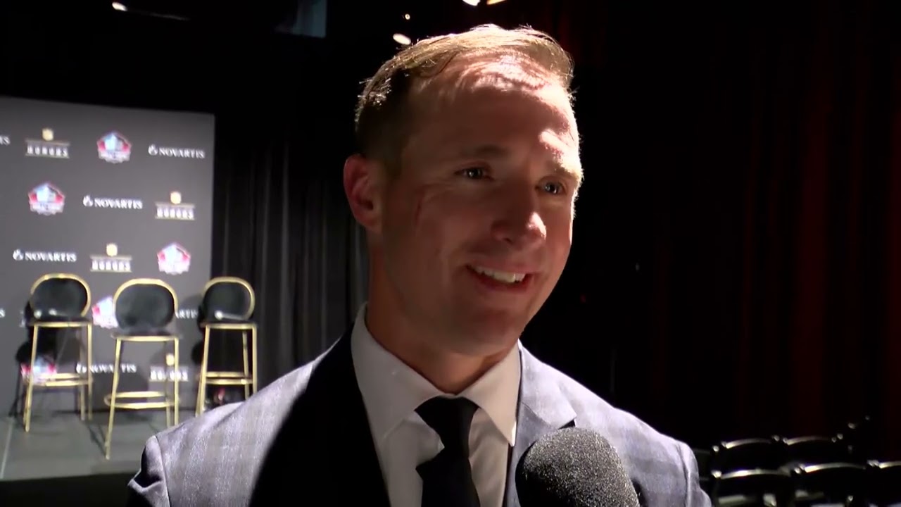 Drew Brees on being elected as a first ballot Hall of Famer