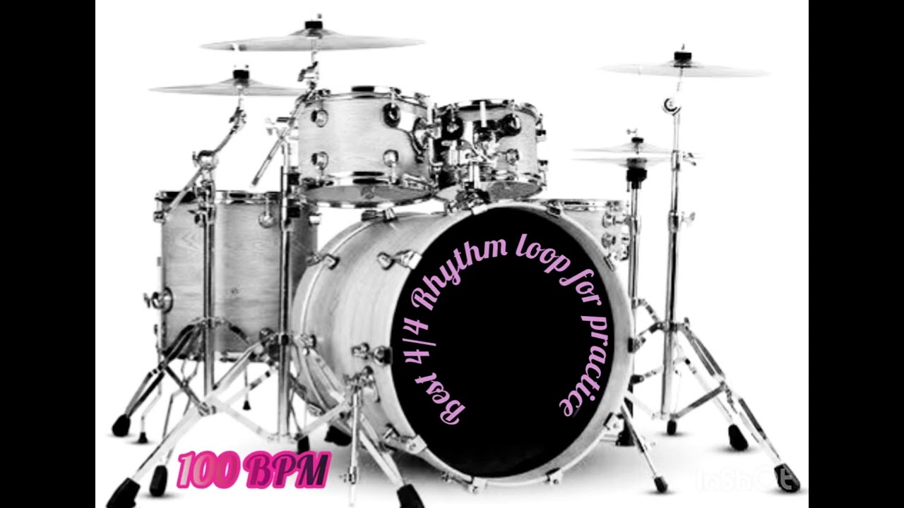 Best drum loop with Chord progression of (A minor, G, F, E) for singing & instrumental | 100 BPM