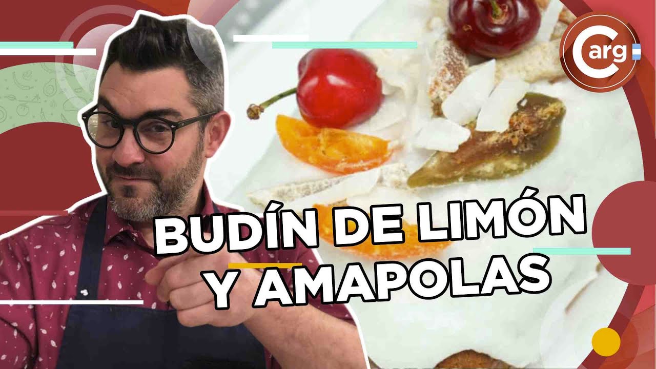 BUDÍN DE LIMÓN Y AMAPOLAS SIN MANTECA!