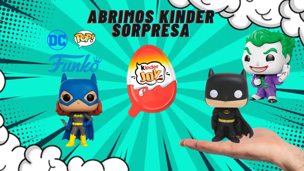 Encontramos los Huevos Kinder Sorpresa Funko POP por DC