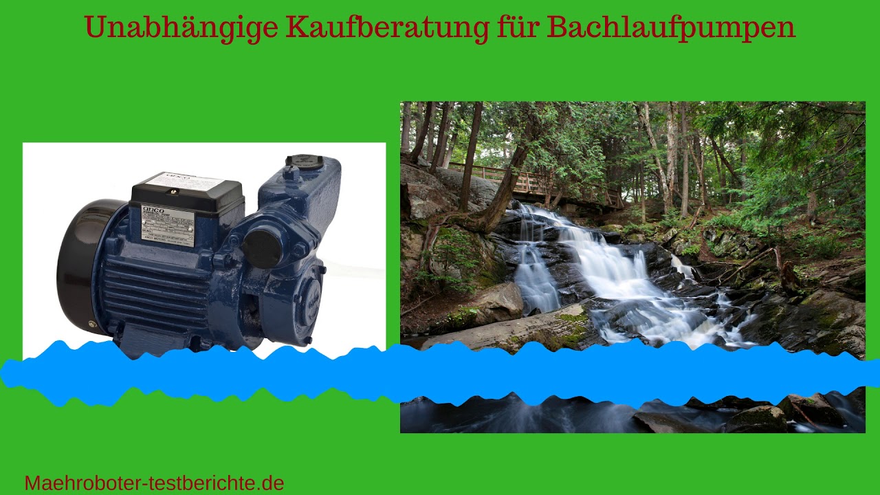 Bachlaufpumpe Test 2020 - die besten 5 Bachlaufpumpen im Vergleich