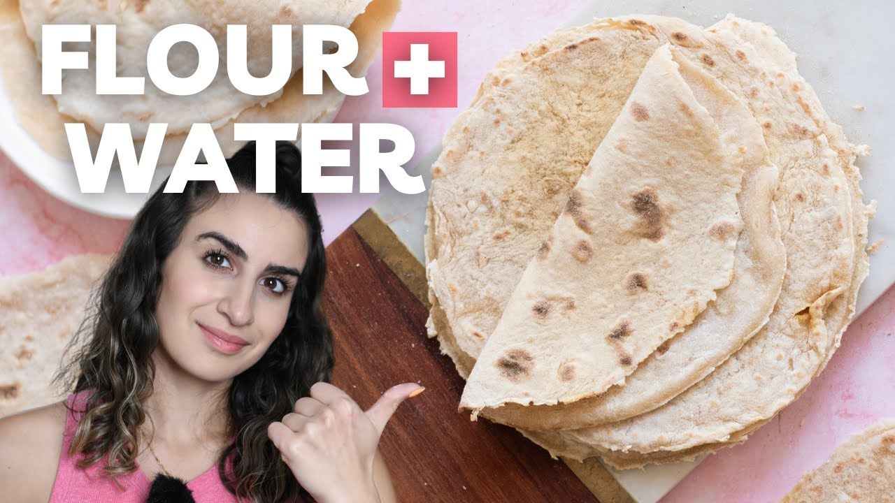 2 Ingredient Tortilla Anyone Can Make!!