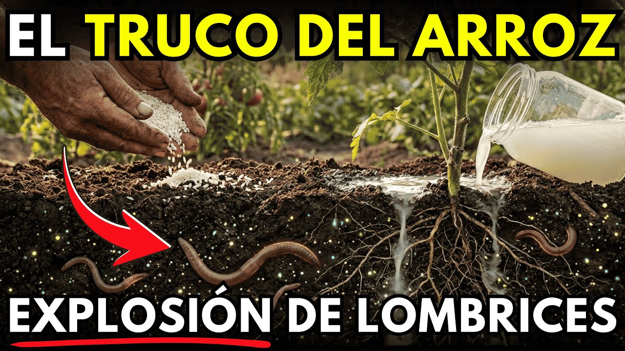 ¡Truco Secreto del Arroz que hace EXPLOTAR las Lombrices y el Suelo!