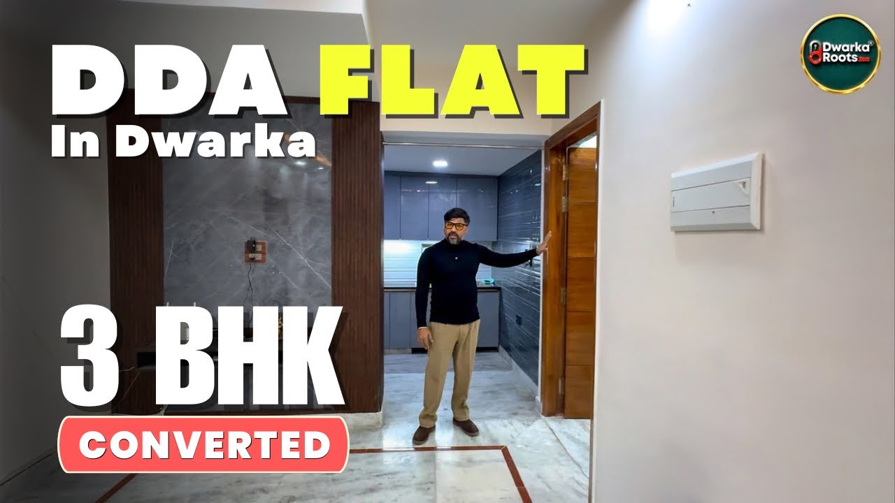 DDA SFS Flat ✅ 3 BHK Converted | DDA Flats in Dwarka ~ Neemchaya Apartment Sector 5, Pocket-1,