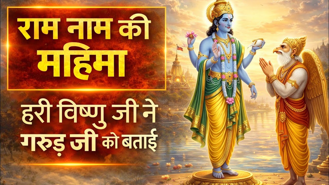 भगवान श्री विष्णु ने गरुड़ देव को बताई राम नाम की महिमा 🙏 | कलयुग का सबसे बड़ा मंत्र 🕉️ #Ram