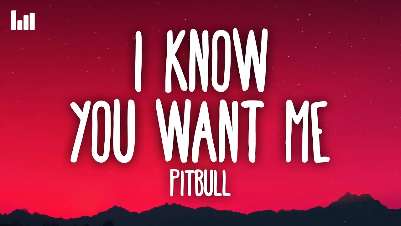 Pitbull - I Know You Want Me (Lyrics)