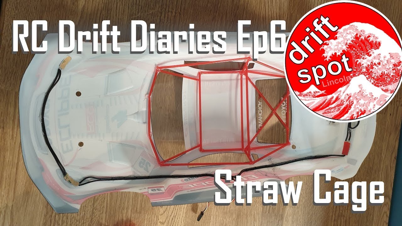 Making a roll cage  from straws! - Drift Spot Lincoln - RC Drift Diaries Ep 6