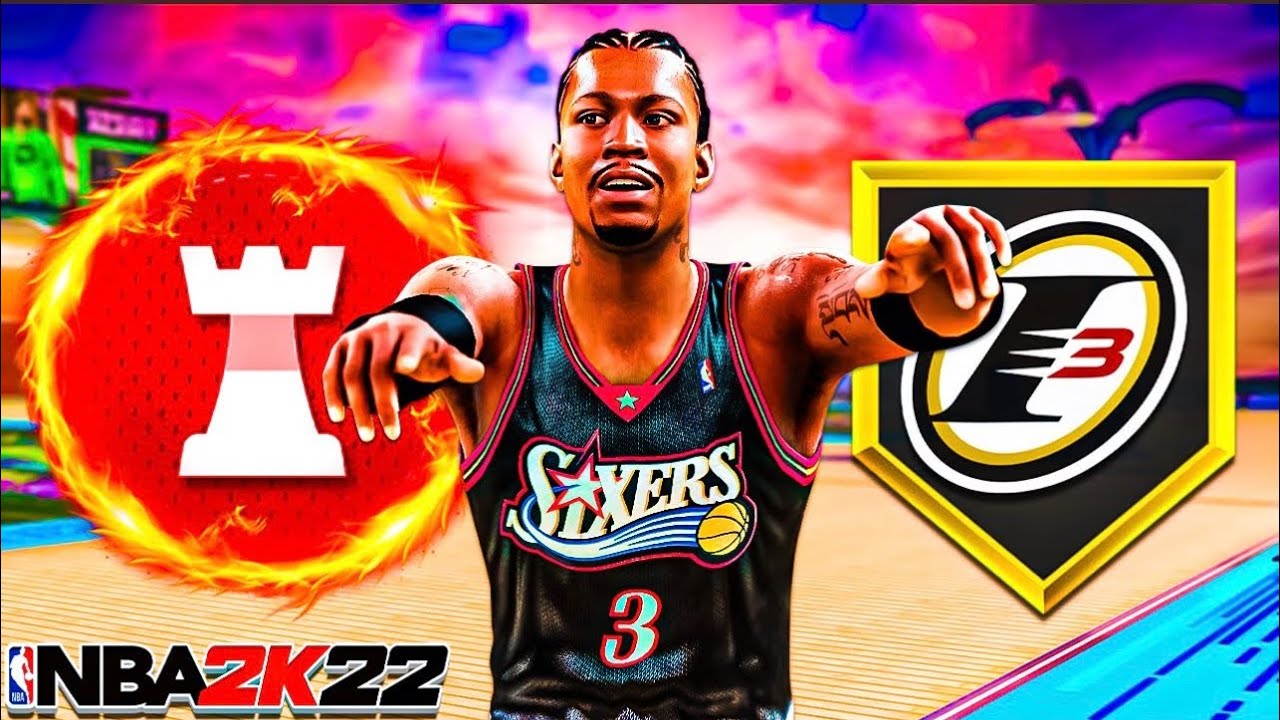 THIS 99 OVR ALLEN IVERSON “2-WAY 3PT PLAYMAKER” BUILD IS A GLITCH in NBA 2K22