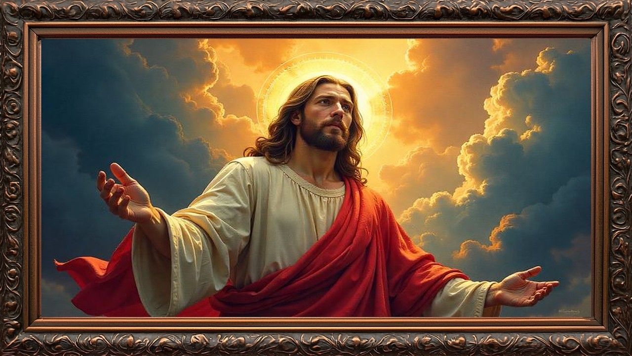 Vintage TV Frame  Jesus Message Today – Stop Scrolling, God Sent This to You #homedecor #4k