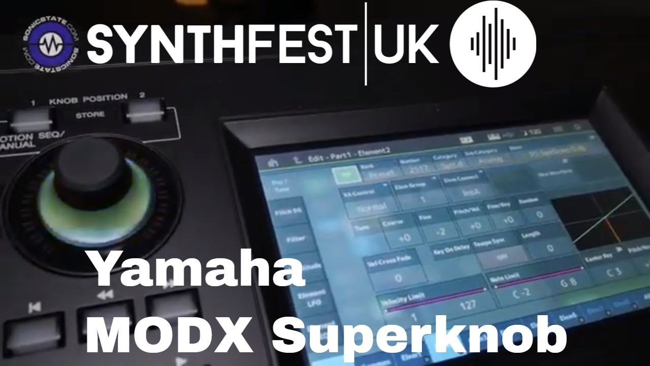 SYNTHFEST 2018 - Yamaha MODX - Superknob