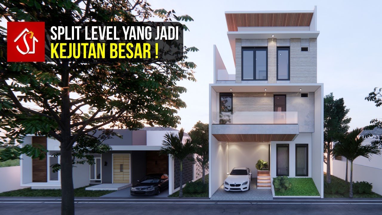 DEG ! Desain Rumah Tinggal 3 Lantai di Lahan 7 x 11 Meter