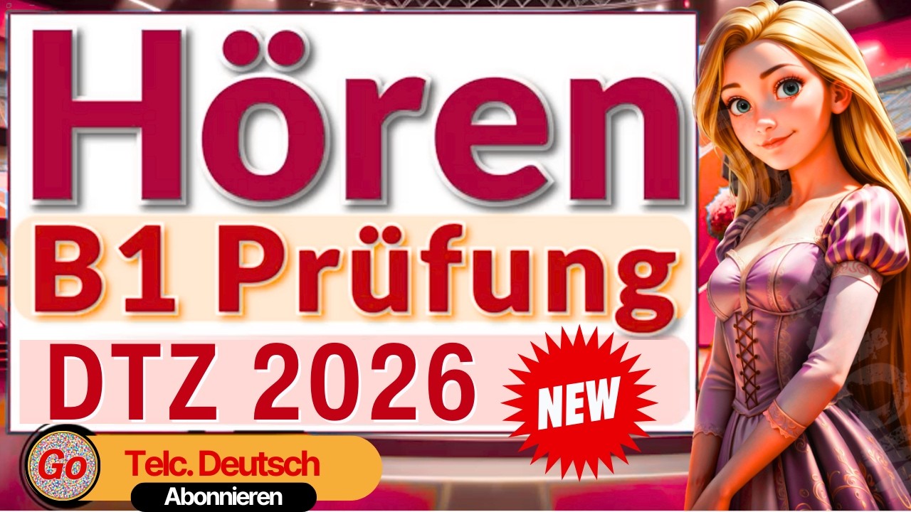 B1 Hören | DTZ 2026 | Übung mit Lösungen