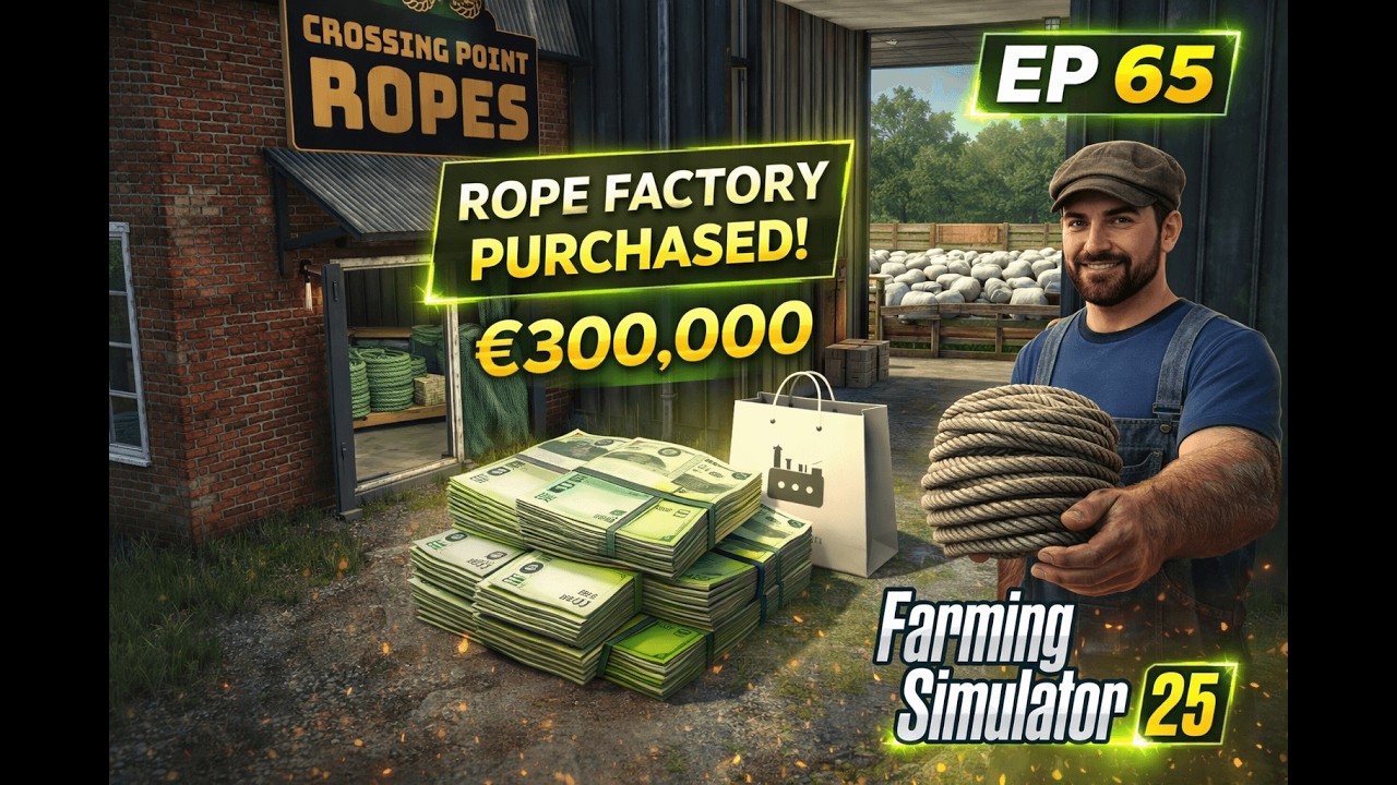PRODAO SAM FIATA 😱 Kupio ROPE FACTORY za 300.000€! | FS25 | #65