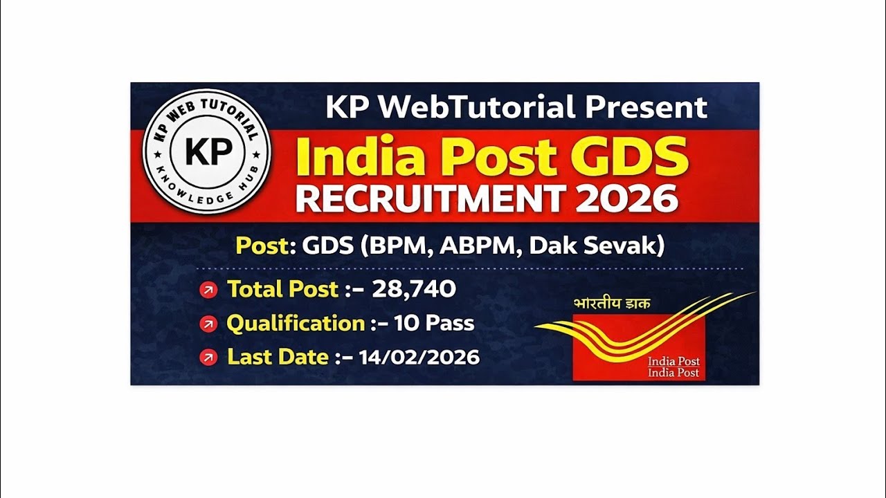 India Post GDS Recruitment 2026