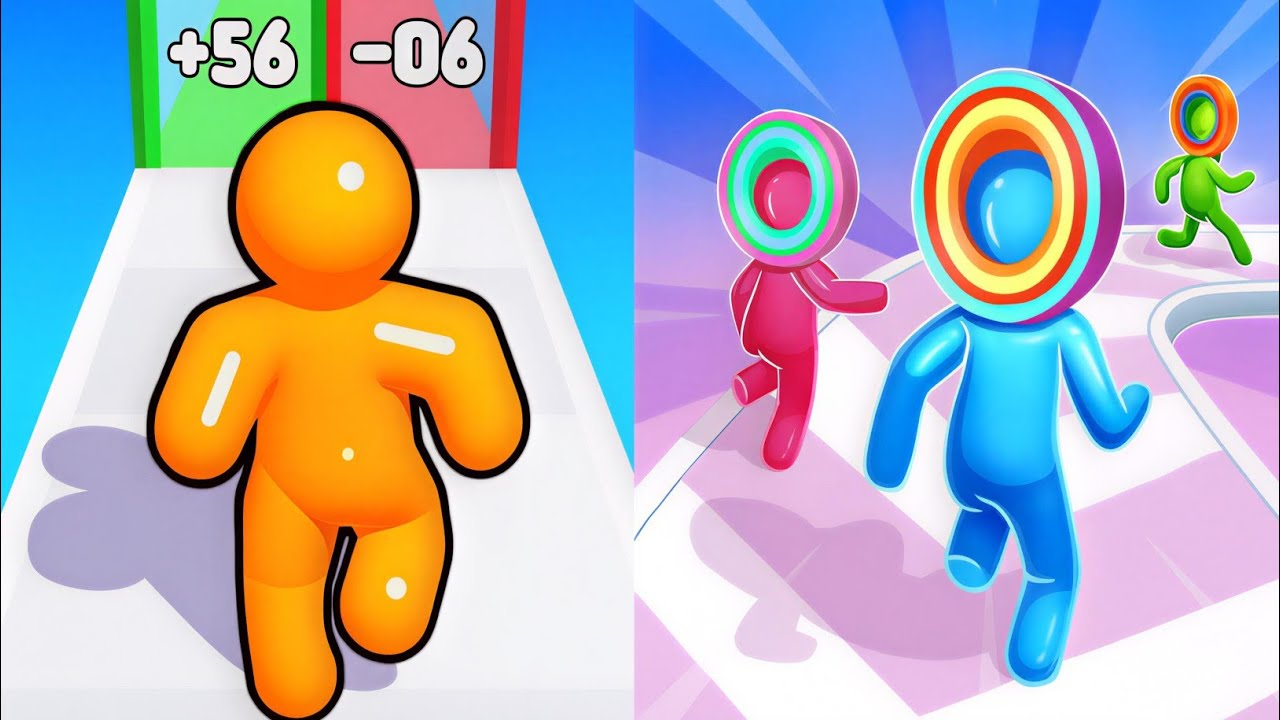 Epic Race To Victory Tall Man Run VS Layer Man 💥Full Gameplay 