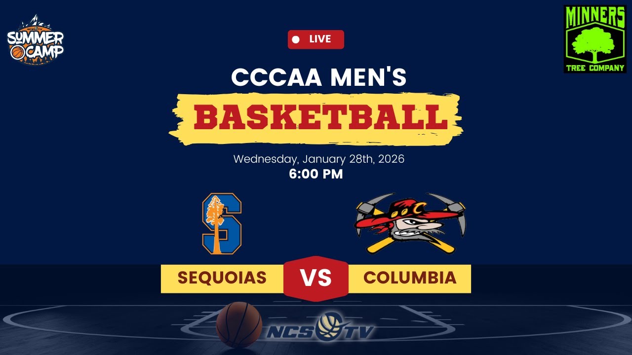 College of the Sequoias vs Columbia College Men's Basketball LIVE 1/28/26