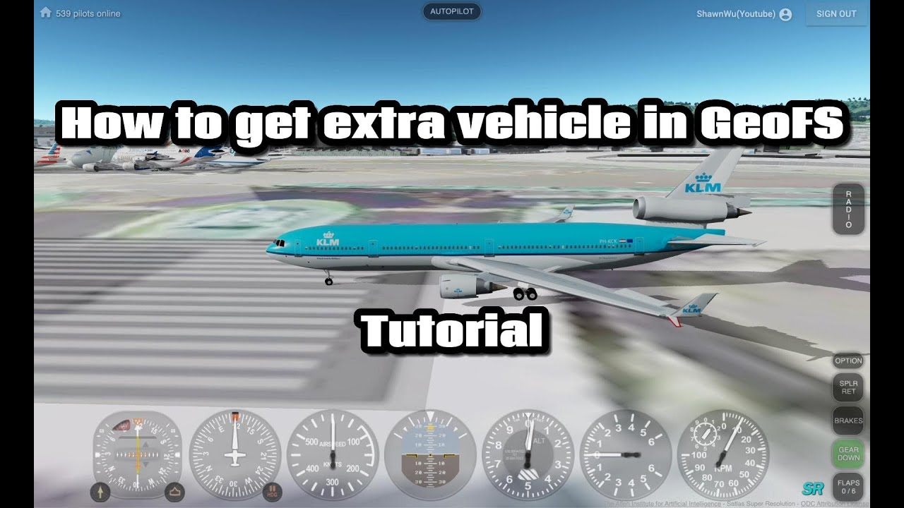 How to get McDonnell Douglas MD11 in GeoFS