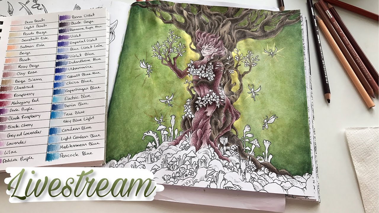MYTHOMORPHIA: Coloring the dryad pt. 1