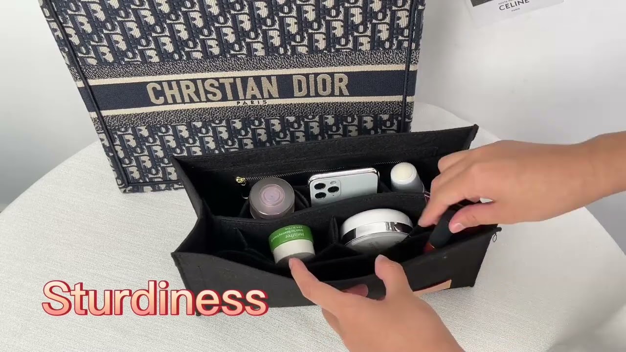 Christian Dior Large Tote Organizer DIOR BOOK TOTE BAG Organizer