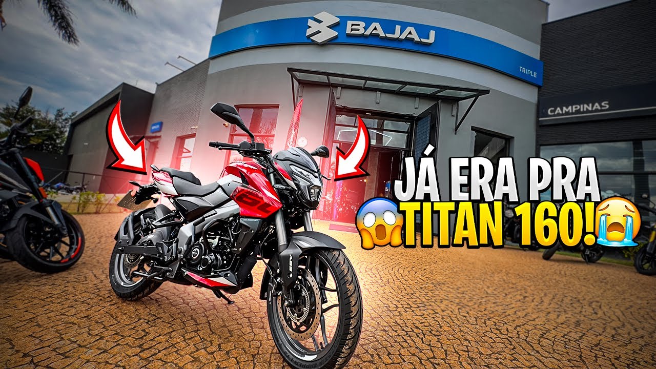ADEUS TITAN160?! NOVA DOMINAR 160 BAJAJ, PRE&Ccedil;O DE POP110, MAIS FORTE QUE CG 160
