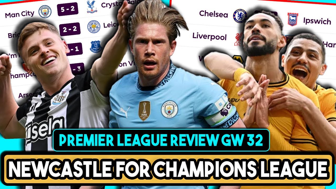 Newcastle Utd Smash Man Utd, Cunha Celebration, De Bruyne Back & More! | Premier League GW32 Review