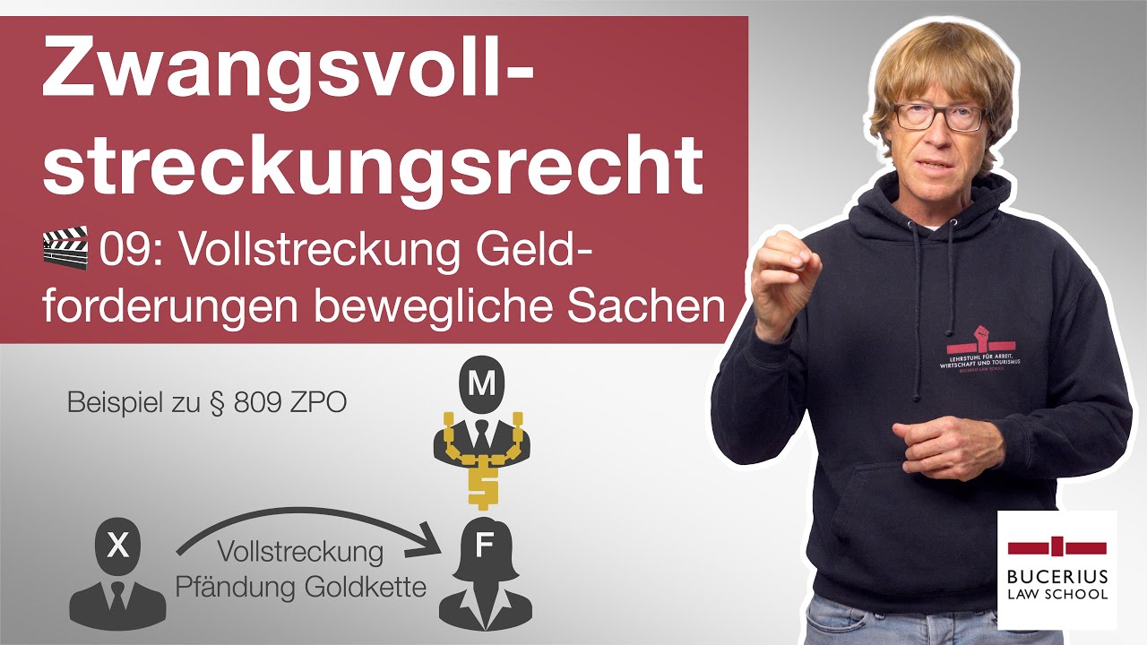🟥 Vollstreckung wegen Geldforderungen in bewegliche Sachen | 🎬 09 | ZPO-Zwangsvollstreckungsrecht