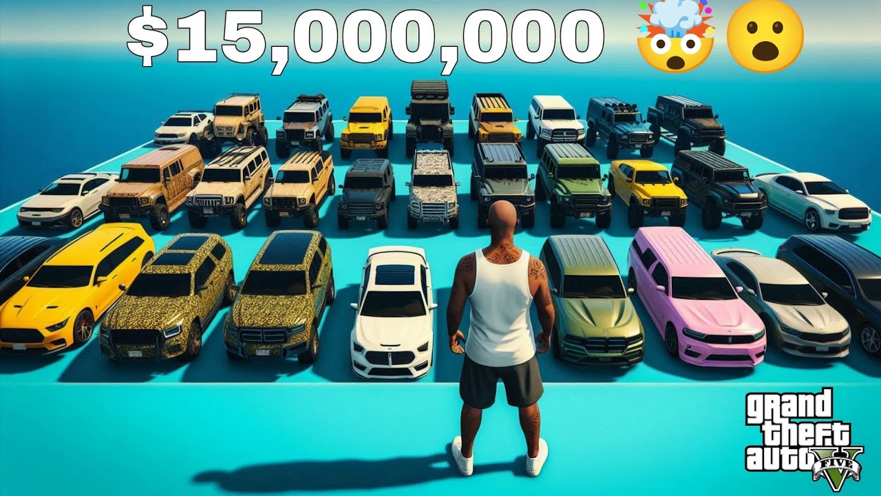 $15,000,000 Most Expansive Cars Crash in GTA 5 ! 😮🤯 Ramp Challenge 