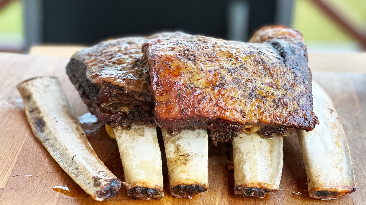 Beef Ribs Recipe with Napoleon Rogue 425