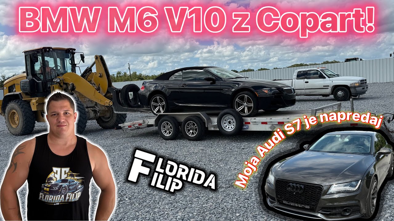 Kúpili sme BMW M6 V10 z Copart! Moja Audi S7 ide na predaj!