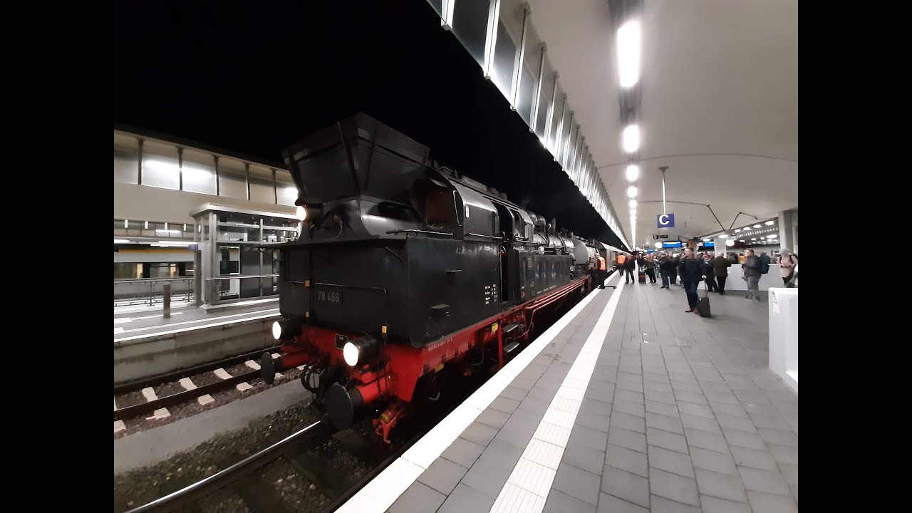 Dampfsonderzug von Münster nach Koblenz-Lützel mit 78 468 am 26.10.2019