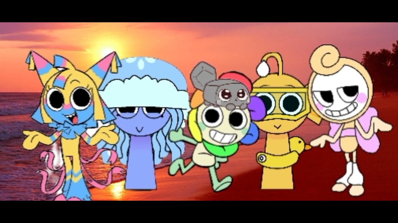 Dandy's world and sprunki in Pizza tower ost floor 3