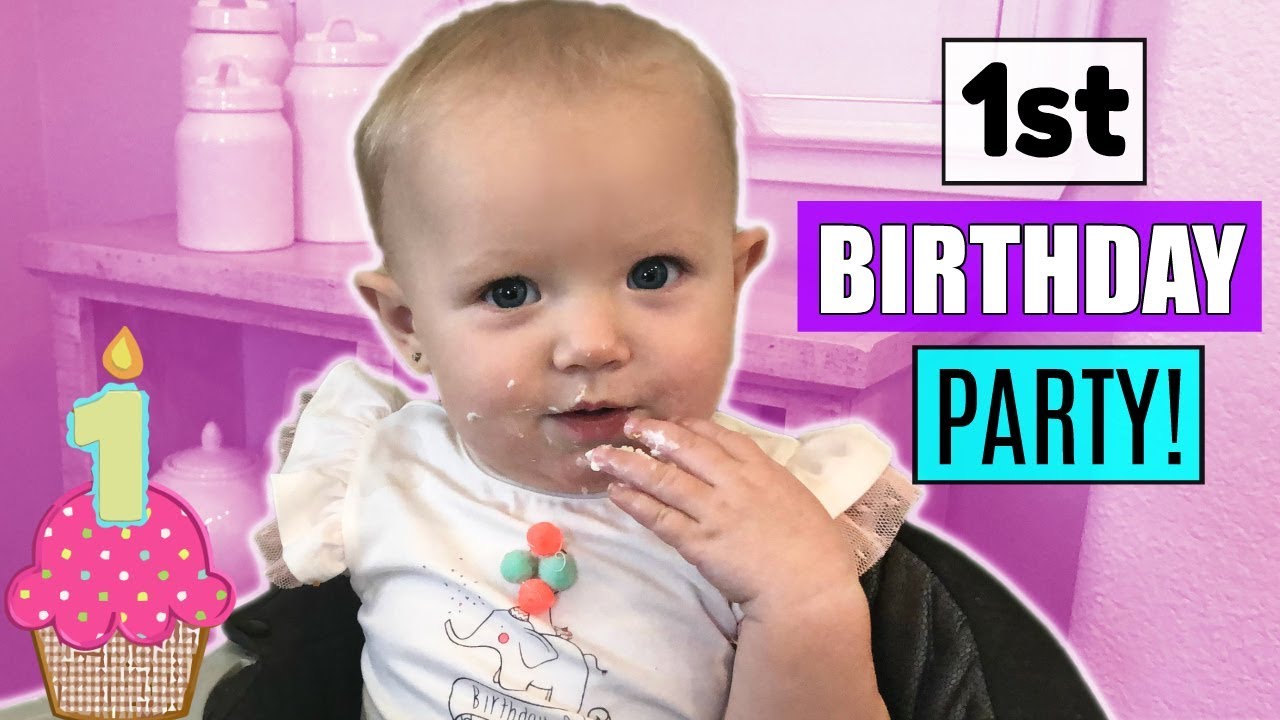 GEMMA'S FIRST BIRTHDAY PARTY! OPENING PRESENTS!