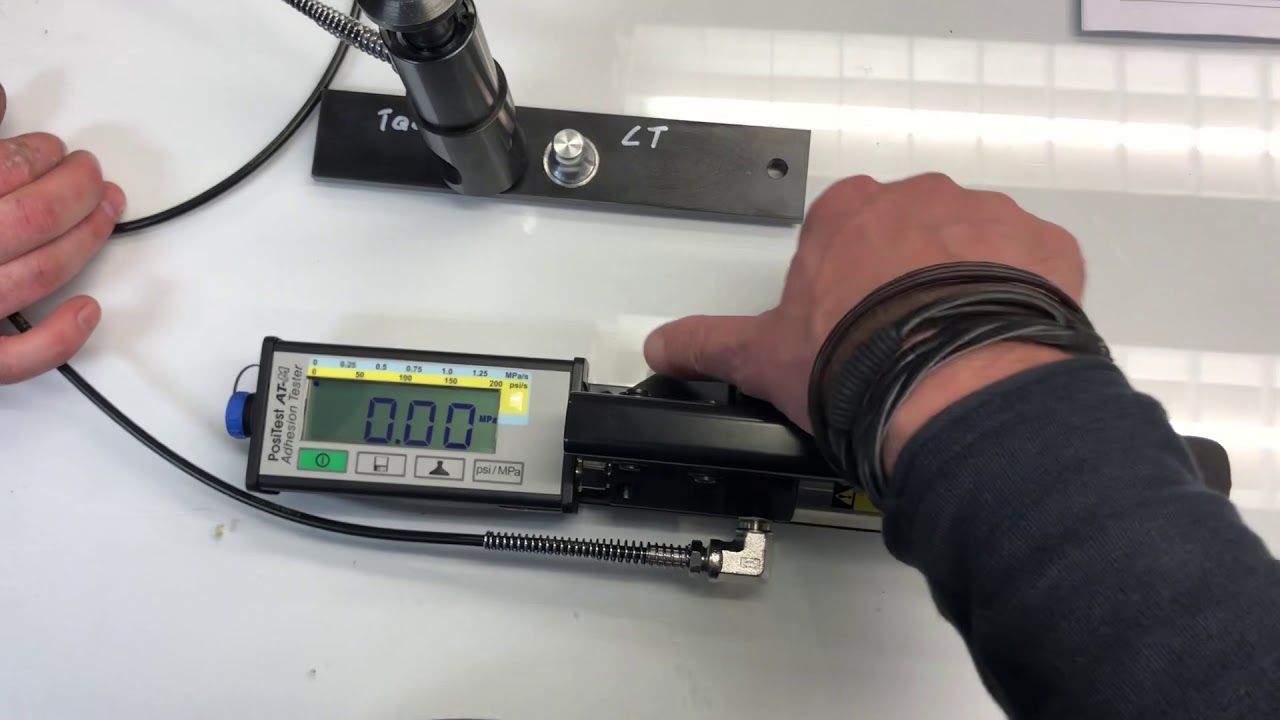 Pull-off Test according ISO 4624 or ASTM D 4541