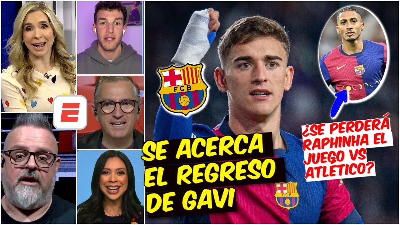 REGRESO DE GAVI ILUSIONA a todo el BARCELONA pero primero, un PARTIDAZO frente al ATLÉTICO de MADRID