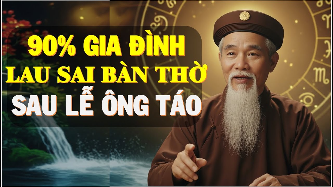 90% Gia Đình Lau SAI Bàn Thờ Sau Lễ Ông Táo Mà Không Biết – Hậu Quả Là Gì?
