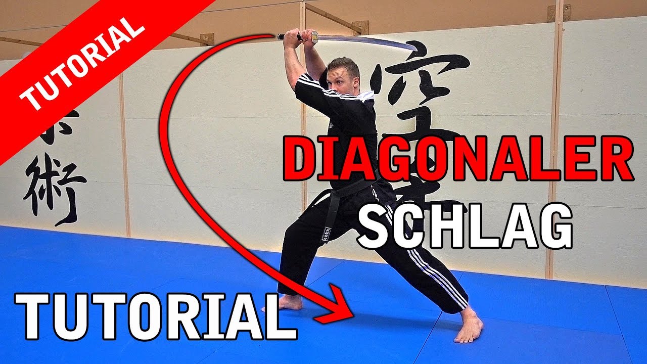 Katana Tutorial - Diagonaler Schnitt - Freestyle Kenjutsu