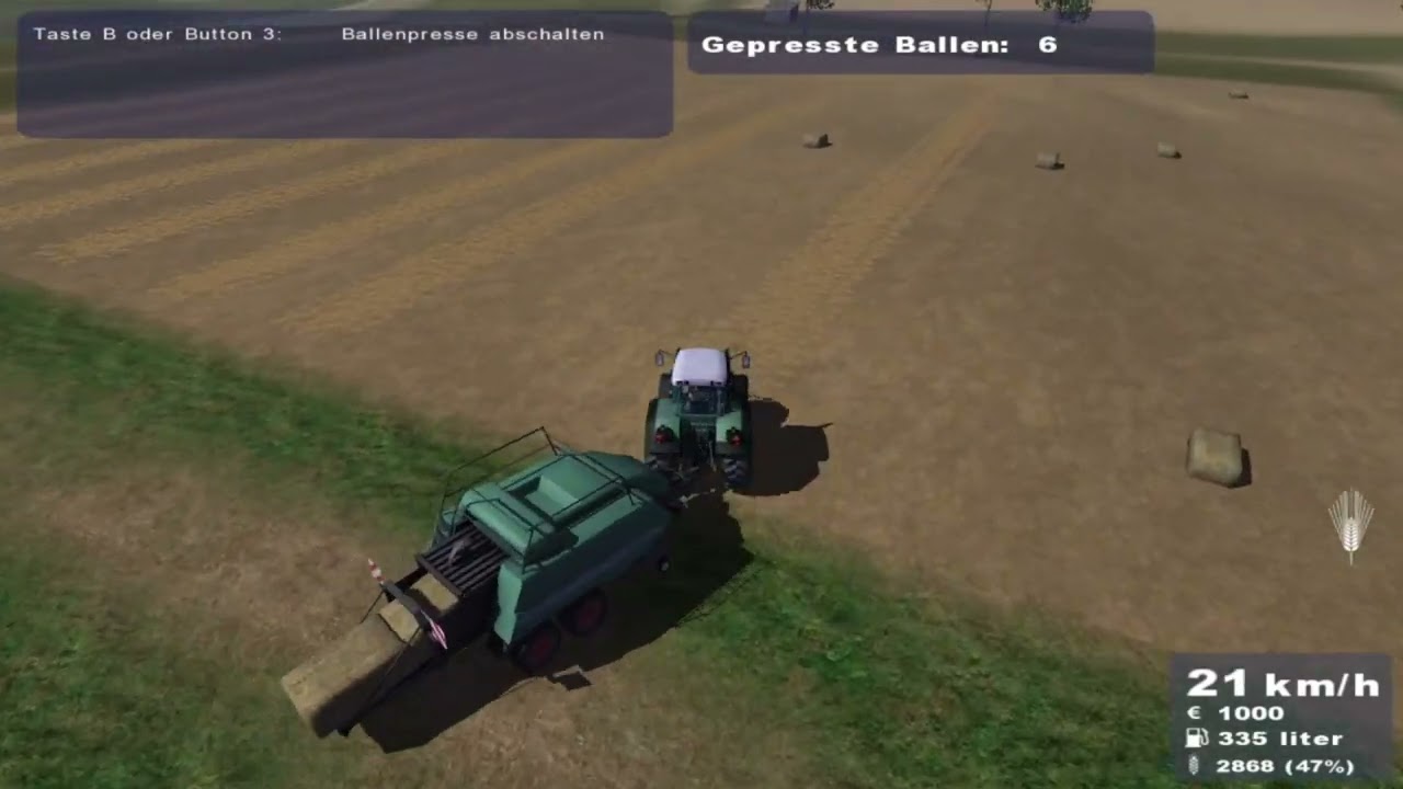 LS09 Mission 15: "Ballenpresse"