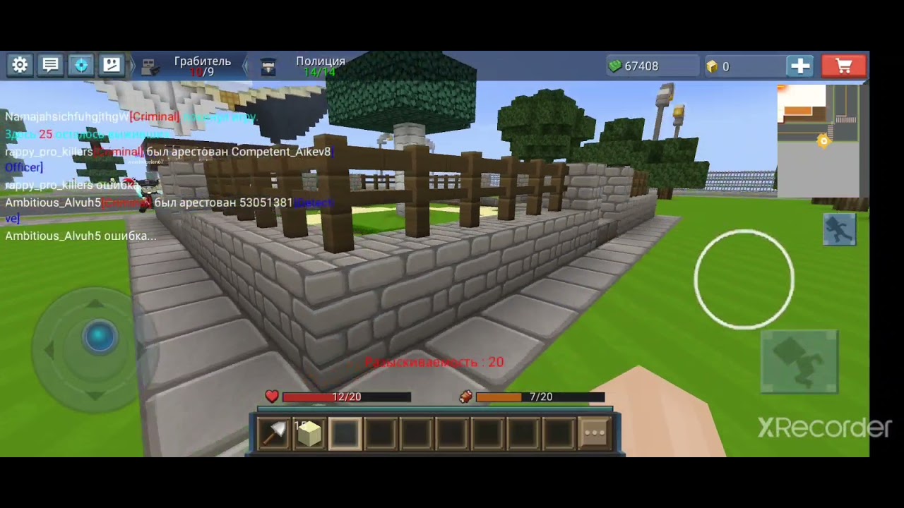 дикий штурм на полицейских в jail break (blockman go)