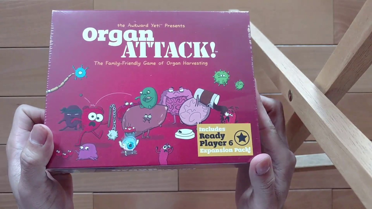Organ Attack card game- Unboxing